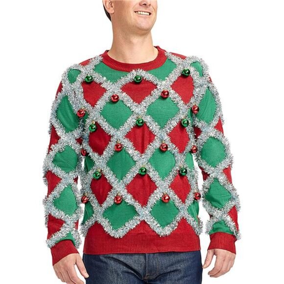 Ugly Christmas Sweater for Men - Colorful and Funny Men's - Picture 3 of 7
